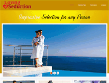 Tablet Screenshot of lovingseduction.net